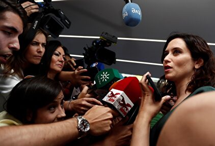 Isabel Díaz Ayuso, este martes | EFE