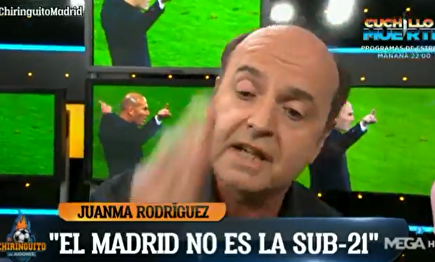 Juanma Rodríguez en El Chiringuito sobre Ceballos: "El Real Madrid no es España sub-21"