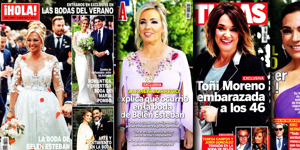 Belen Esteban Calla Bocas Con Su Exclusiva En Hola En Portada Y Protagonista Total Chic