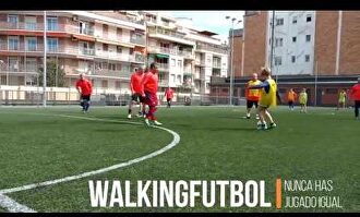 Así se juega al 'Walking Fútbol'