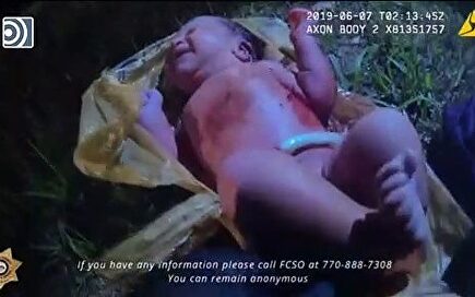 Impactante rescate de un bebé abandonado en una bolsa de plástico