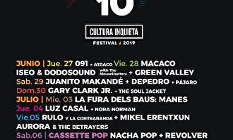 Cartel del Festival Cultura Inquieta 2019. |  Cultura Inquieta