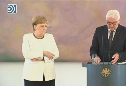 Angela Merkel sufre nuevos temblores |  Imagen TV