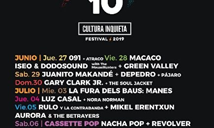 Cartel del Festival Cultura Inquieta 2019. |  Cultura Inquieta