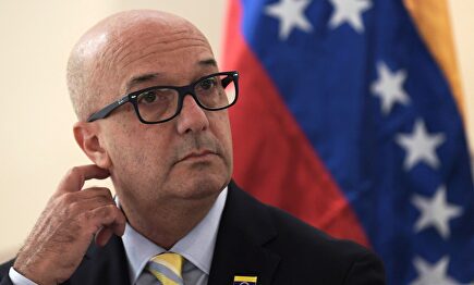 Iván Simonovis, en la conferencia de prensa en Washington. |  EFE