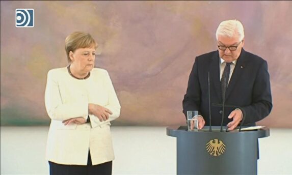 Angela Merkel sufre nuevos temblores |  Imagen TV