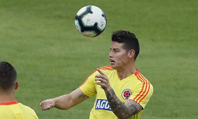 James con Colombia. |  EFE