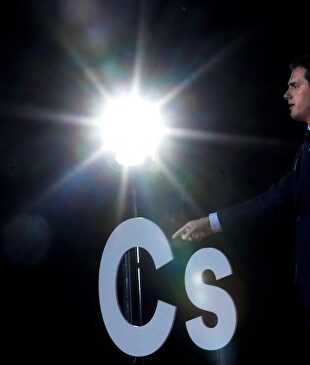 Albert Rivera, durante su discurso el viernes en el Consejo General de Ciudadanos. |  EFE