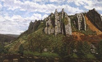 El cuadro 'Paisaje' de Agustín Riancho. |  Museo del Prado