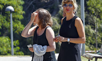 Susanna Griso, en el funeral de su hermana |  Gtres