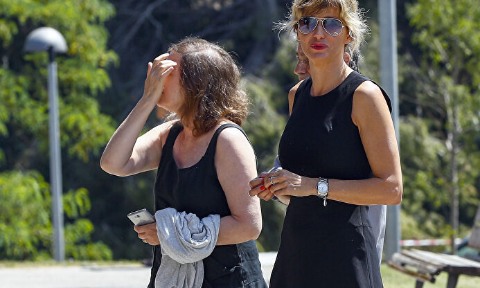 Susanna Griso, en el funeral de su hermana |  Gtres