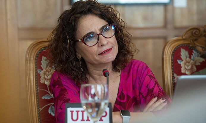 La ministra de Hacienda en funciones, María Jesús Montero |  EFE