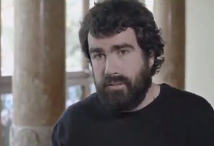 El activista catalán, Alex Hinojo |  Imagen TV