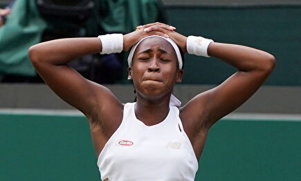 Cori Gauff tras ganar a Venus Williams |  Agencia EFE
