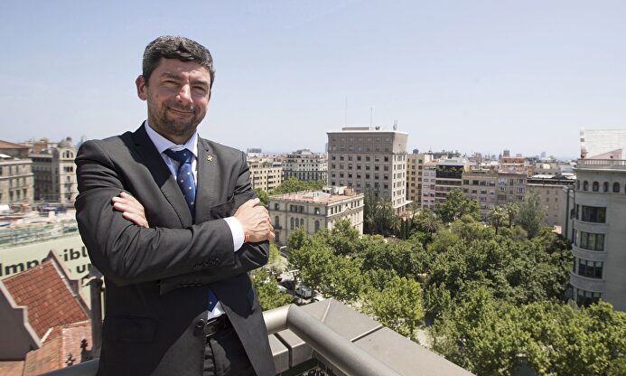 El presidente de la Camara de Barcelona, el separatista, Joan Canadell | EFE