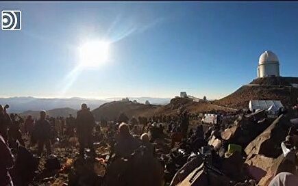 Espectacular eclipse solar total en Chile