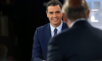 Pedro Sánchez, en la entrevista realizada en Telecinco |  EFE