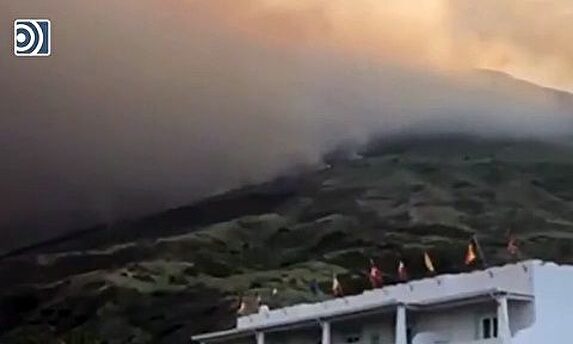 El volcán 'Stromboli' en plena erupción. |  Dailymotion