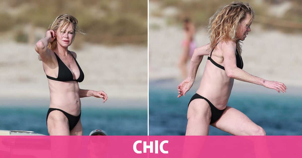 Melanie Griffith presume de cuerpo de infarto en las playas de Ibiza - Chic