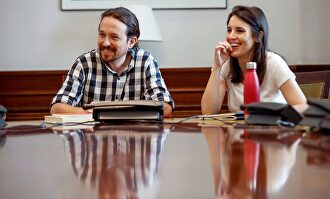 Pablo Iglesias e Irene Montero. |  EFE