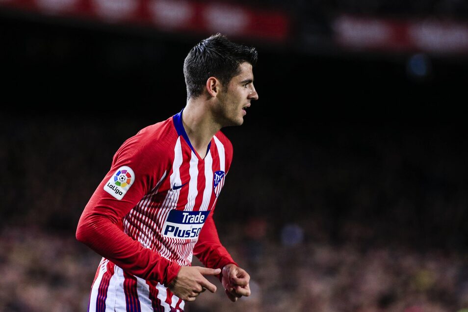 Morata debería pensar seriamente en hacer 'un James' - El penúltimo raulista vivo Álvaro Morata, en un partido con el Atlético de Madrid.