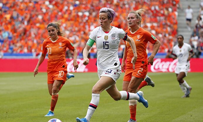 La capitana de la selección estadounidense de fútbol, Megan Rapinoe |  Cordon Press