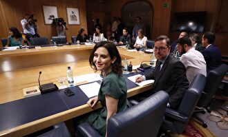 Isabel Díaz Ayuso en la Asamblea de Madrid |  EFE