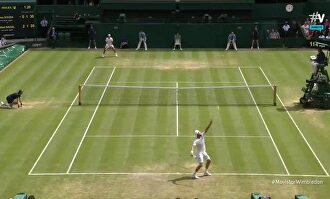 Espectacular punto 'a lo Laudrup' de Rafa Nadal