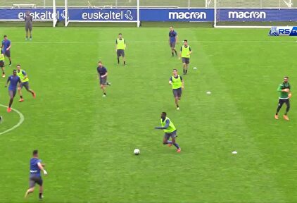 Odegaard ya regala caños con la Real Sociedad