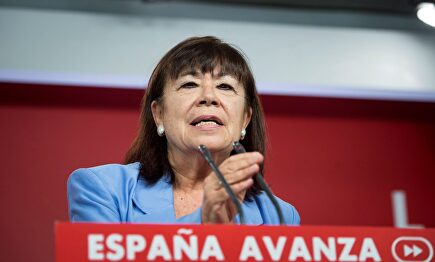 La presidenta del PSOE, Cristina Narbona. |  EFE