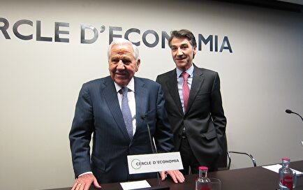 El presidente de Ficosa, Josep María Pujol, y el consejero delegado de Ficosa, Xavier Pujol |  Libertad Digital