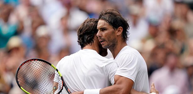 Rafa brilló con luz propia ante Joao Sousa |  EFE