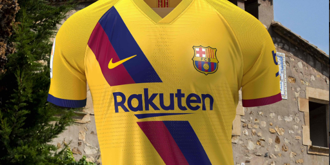 segunda camiseta fc barcelona 2019