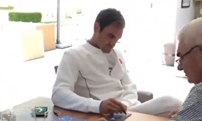 Así pasa Federer su día de descanso en Wimbledon