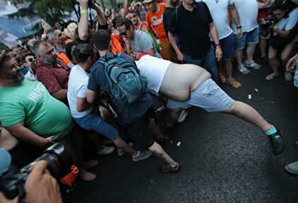 Agresión contra Cs en el Orgullo Gay. |  Cordon Press