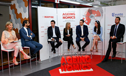 Eva Piera, Iñaki Ortega,Javier Santiso, Garbiñe Henry, José Antonio Arias, Lara Neira y Ángel Díez |  Mapfre