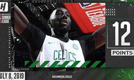 El recital ofensivo y defensivo de Tacko Fall, el pívot de 2,34 que juega en Boston Celtics