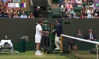 Un juez de silla, la nueva estrella de Wimbledon 