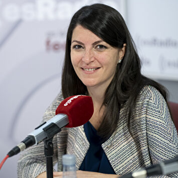 Macarena Olona durante una entrevista en esRadio |  Sergio Sánchez M.