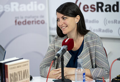 Macarena Olona en esRadio, en una imagen de arhivo. | Sergio Sánchez M.