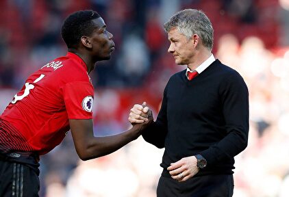 Pogba y Solskjaer juntos en el Manchester United |  Cordon Press