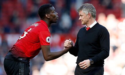 Pogba y Solskjaer juntos en el Manchester United |  Cordon Press