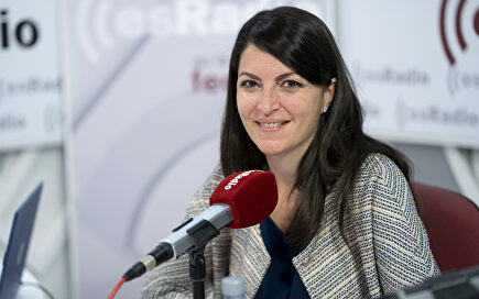 Macarena Olona durante una entrevista en esRadio |  Sergio Sánchez M.