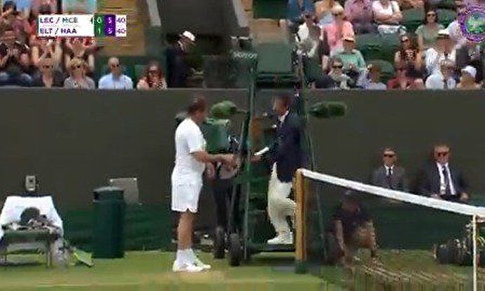 Un juez de silla, la nueva estrella de Wimbledon 