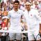 2. Novak Djokovic vs Roger Federer - Final Wimbledon 2019Novak Djokovic y Roger Federer en la previa de la final.