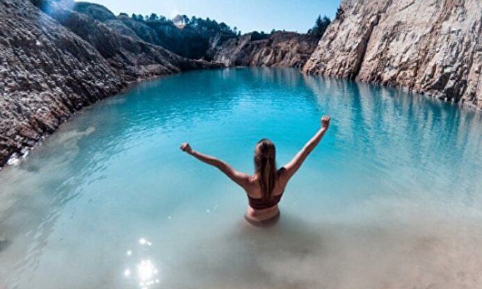 Los instagrammers acuden atraídos por el color del agua |  Flickr/CC/iria_lata60