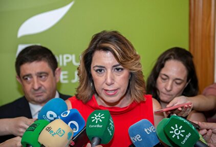 La expresidenta de la Junta de Andalucía, Susana Díaz |  EFE