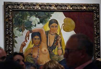 'Bayaderas indias', de Eduardo Chicharro, es una de las once obras donadas por Hans Rudolf Gestenmaier al Museo del Prado |  Paco Campos (EFE)