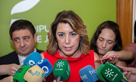 La expresidenta de la Junta de Andalucía, Susana Díaz |  EFE