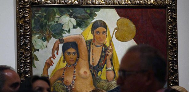'Bayaderas indias', de Eduardo Chicharro, es una de las once obras donadas por Hans Rudolf Gestenmaier al Museo del Prado |  Paco Campos (EFE)